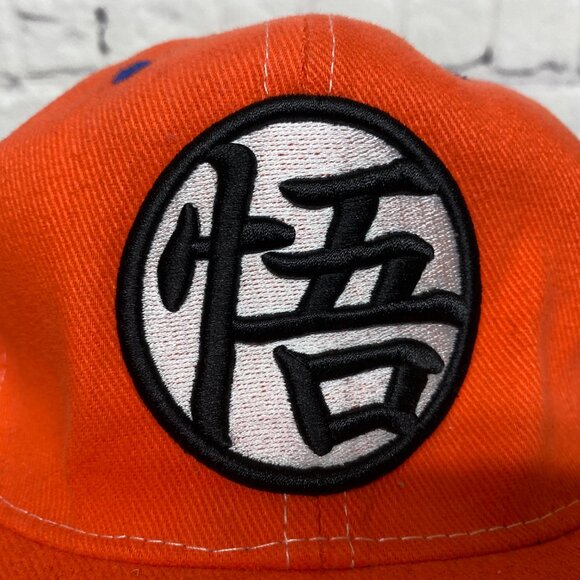 Dragon Ball Z Baseball Hat Cap Snap Back Youth Size Small Orange Anime Cartoon - Picture 6 of 9